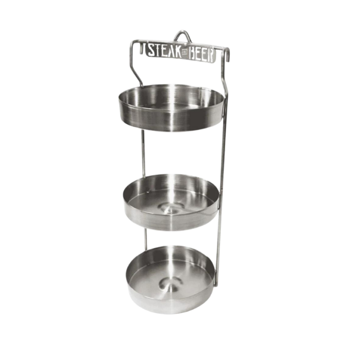 Steel cook for rotisserie barrel
